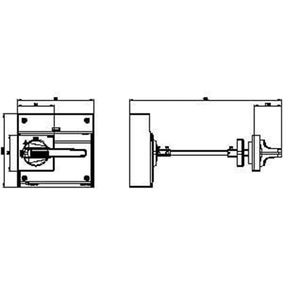Siemens 3VA9687-0FK21 Döner Kurma Kolu Milli Gri