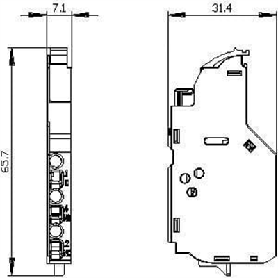 Siemens 3VA9988-0AB12 Trip/Alarm Kontağı 1 Enversör Tas