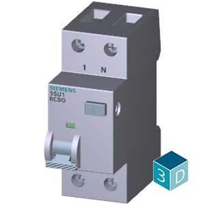 Siemens 5SU1353-1KK16 Otomatik Sigorta+Kaçak Akım 2x16A. 30mA Ac