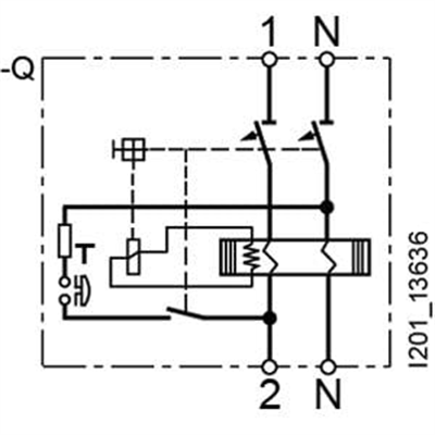 Siemens 5SV4312-0 Kaçak Akım Monofaze 25A/30Ma