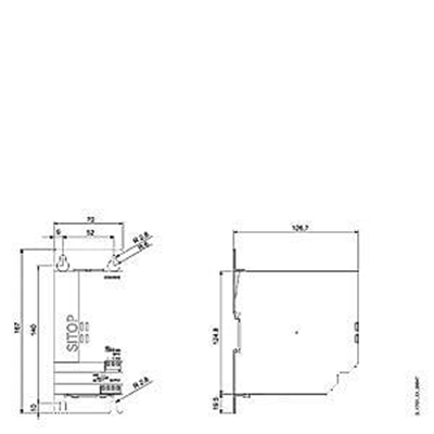 Siemens 6EP1334-2AA01-0AB0 power supply input: 120/230 V AC, output: DC 24 V/10 A