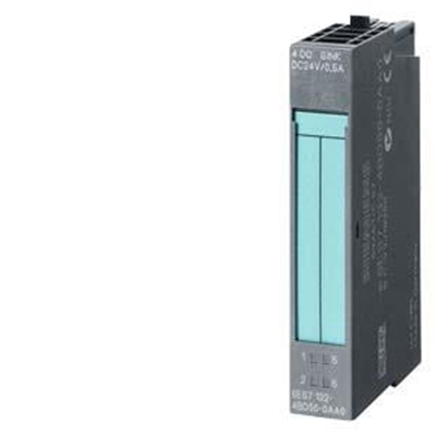 Siemens 6ES7132-4BD02-0AA0 ET200S 4 DO 24V DC 0.5A Dijital Çıkış Modülü