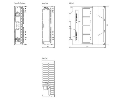 Siemens 6ES7138-4CA01-0AA0 FM 350-1 Counter Module SIMATIC S7-300 Sayıcı Modülü 500 kHz