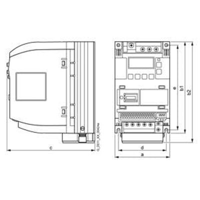 Siemens 6SL3210-5BB12-5UV1 Hız Kontrol V20 0,25kW 1F/3F