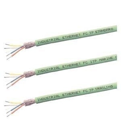 Siemens 6XV1840-2AH10 Endüstriyel Ethernet FC TP Standart Kablo – Cat5e, 4 Damarlı, Koruma Kalkanlı