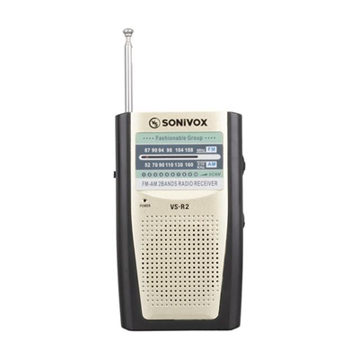 Sonivox VS-R2 Analog Radyo Krem Renk