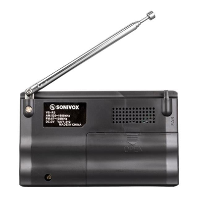 Sonivox VS-R3 Analog Radyo Gümüş Renk