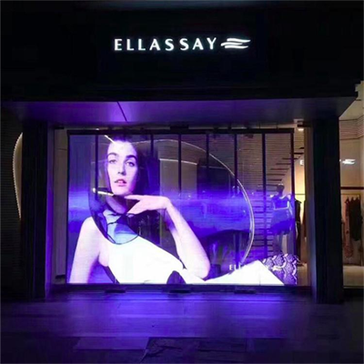 Standart Transparan LED Ekran Şeffaf Cam Reklam Sistemleri