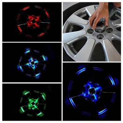 Sunup Led Işıklı Araba Tekerlek Göbek Kapağı