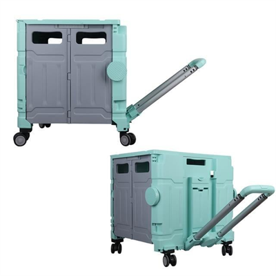 Sunup SN-26968 Katlanabilir Market Pazar Kamp Tekerlekli Alışveriş Arabası 60KG Kapasiteli