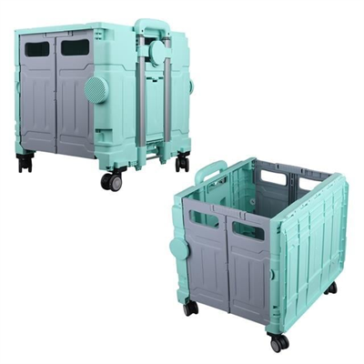 Sunup SN-26968 Katlanabilir Market Pazar Kamp Tekerlekli Alışveriş Arabası 60KG Kapasiteli