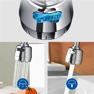 Sunup SN-27114 2 Kademeli Tasarruflu Musluk Başlığı 360 Derece