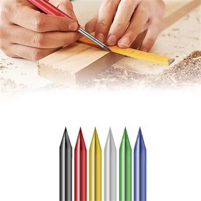 Sunup SN-27135 Marangoz Derin Dip Konum Delik İşaretleme Kurşun Uç Seti (6lı Paket)