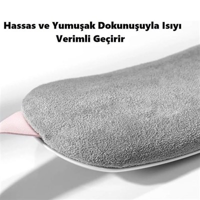 Sunup SN-27378 Regl Dönemi Karın Bel Sıcak Isıtma Titreşim Masaj Yastığı Cihazı Kramp Ağrı Kesici 3 Kademeli
