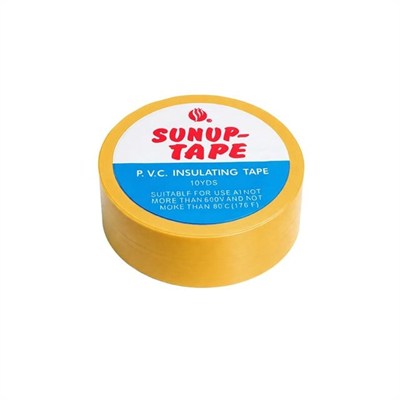Sunup SN-27921 Sarı 0.13x18mm İzole PVC Elektrik Yalıtım Bant (5li Paket)