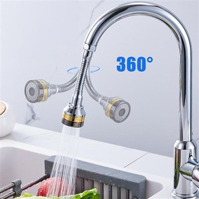 Sunup SN-29319 Üç Kademe Hız Ayarlı Su Akış Kontrollü Musluk Başlığı