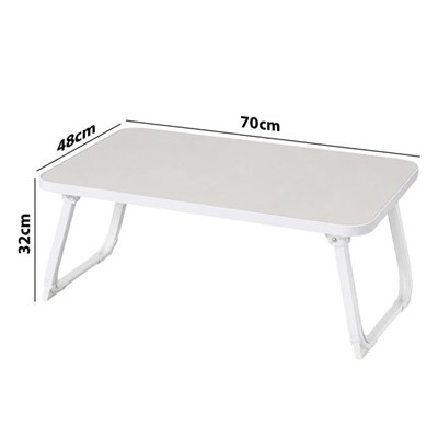 Sunup SN-29694 Katlanabilir Laptop Masası ve Yatak Koltuk Üzeri Tepsisi Beyaz 70x48cm