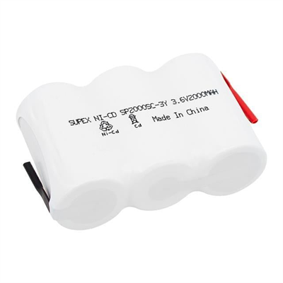Supex 3lü Yanyana 3.6V 2000 mA Süpürge Pili