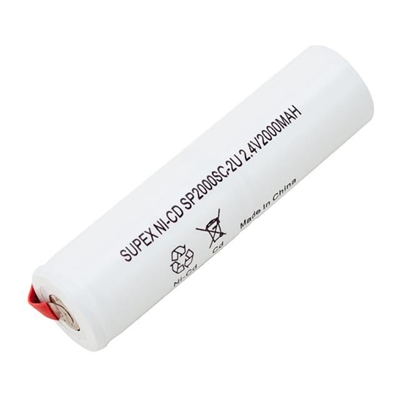 Supex Üst Üste Dik 2li 2.4V 2000mAh Süpürge Pili