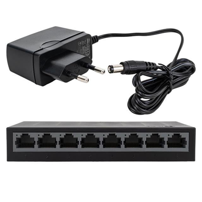 TP-Link LS1008G 8 Port Masaüstü Gigabit Desktop Switch - 10/100/1000Mbps