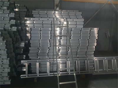 TRİO Sürgülü 2X4 Metre Alüminyum Merdiven