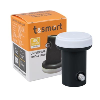 T&Smart 0.3dB Ultra HD 4K Universal Tekli Lnb