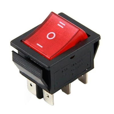 Tekli Soba Anahtarı 6 Pin Geniş Işıklı (On-Off) IC-105