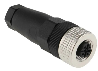 Telemecanique Sensors XZCC12FDM50B 5 Pimli M12 Dişi Düz Konnektör