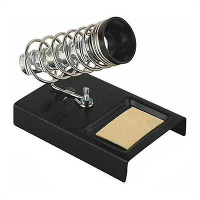 Tenon TD-10 Yaylı Tip Süngerli Havya Tutucu Metal Standı Siyah