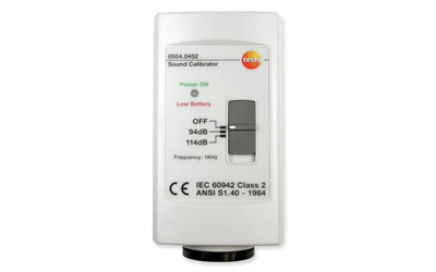 Testo 0554 0452 Gürültü Seviyesi Kalibratörü
