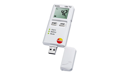 Testo 184 T2 – Nakliye İzleme Sıcaklık Data Logger, Ekranlı | 0572 1842