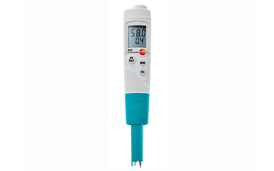 Testo 206 pH2 – Tek Elle Kullanılabilen Yarı Katı Gıda pH/Sıcaklık Ölçüm Cihazı Başlangıç Seti | 0563 2066