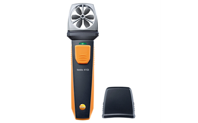 Testo 410i – Pervane Anemometre | Hacimsel Debi, Hava Hızı ve Sıcaklık Ölçümü | Akıllı Telefon ile Ölçüm | Bluetooth|0560 1410|