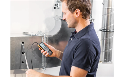 Testo 416 – App Bağlantılı Dijital 16 mm Pervane Anemometre | 0563 0416