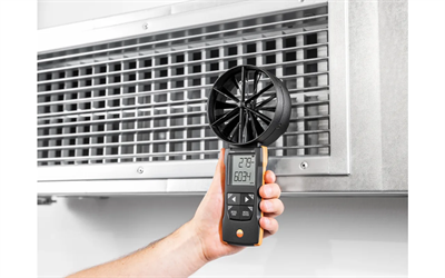 Testo 417 – App Bağlantılı 100 mm Pervane Anemometre | 0563 0417