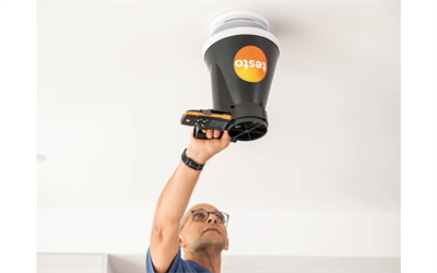 Testo 417 – App Bağlantılı 100 mm Pervane Anemometre | 0563 0417