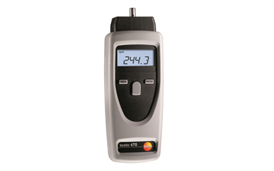 Testo 470 Takometre – Optik ve Mekanik Devir (RPM) Ölçüm Cihazı | 0563 0470