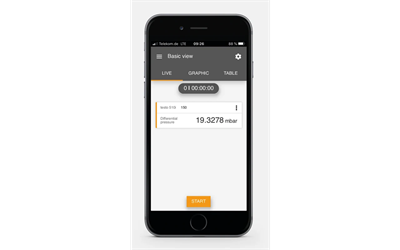 Testo 510i – Fark Basınç Ölçüm Cihazı | Gaz Akış, Statik Basınç ve Basınç Düşümü Ölçümü | Akıllı Telefon ile Ölçüm | Bluetooth |0560 1510|