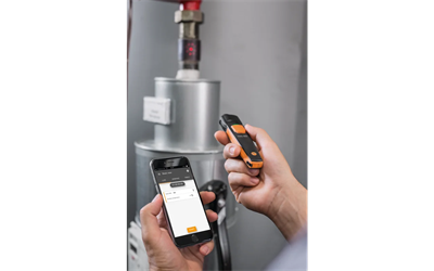 Testo 805i – Infrared Termometre | Temassız Yüzey Sıcaklık Ölçümü | 8-Nokta Lazer İşaretleme | Akıllı Telefon ile Ölçüm | Bluetooth |0560 1805