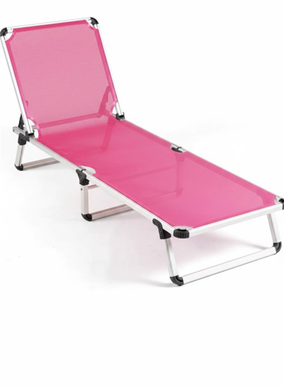 Trio Lux Katlanabilir Alüminyum Şenzlong Pembe