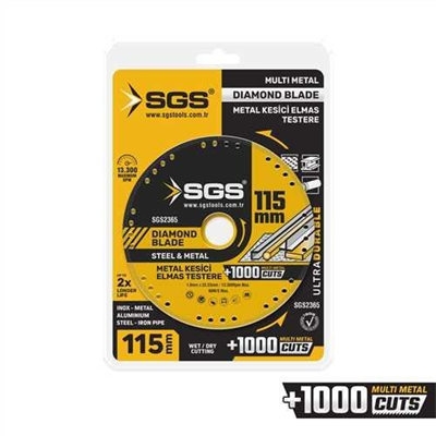 VAKUMLU ELMAS MULTI-METAL KESİCİ 115 MM
