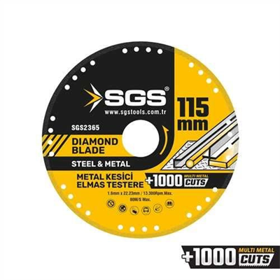 VAKUMLU ELMAS MULTI-METAL KESİCİ 115 MM
