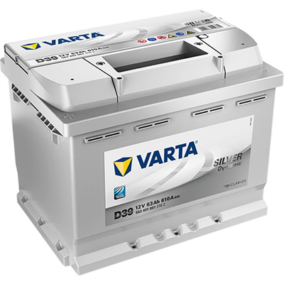 VARTA D39 SILVER DYNAMIC 12V 63AH AKU
