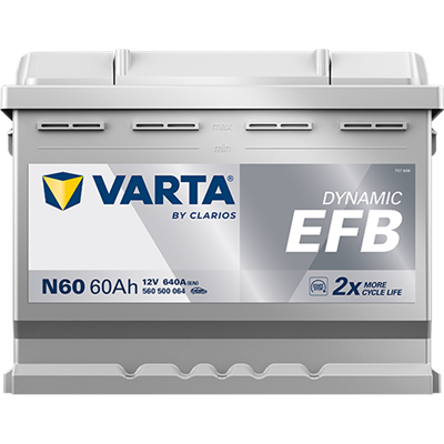 VARTA ProMotive EFB 12 V 60 Ah 640 A CCA Start-Stop Akü