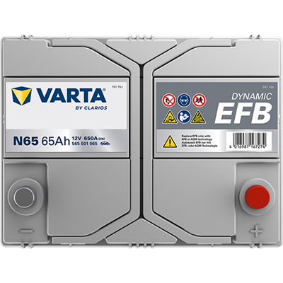 VARTA ProMotive EFB 12 V 65 Ah 650 CCA Start-Stop Akü N65