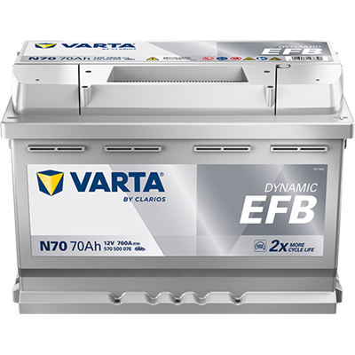 VARTA ProMotive EFB 12 V 70 Ah 760 CCA Start-Stop Akü