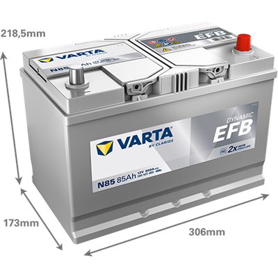 VARTA ProMotive EFB 12V 85Ah 800 CCA  Start-Stop Akü