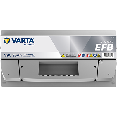 VARTA ProMotive EFB 12V 95Ah 850 CCA – Start-Stop Akü