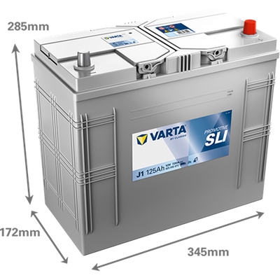 VARTA ProMotive SLI 12V 125Ah 720 A – Ağır Ticari Akü | J1