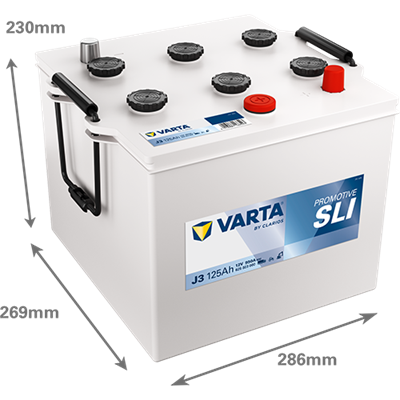 VARTA ProMotive SLI 12V 125Ah 950 A – Ağır Ticari Akü | J3